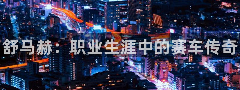 vsport体育官方正版app开户：舒马赫：职业生涯